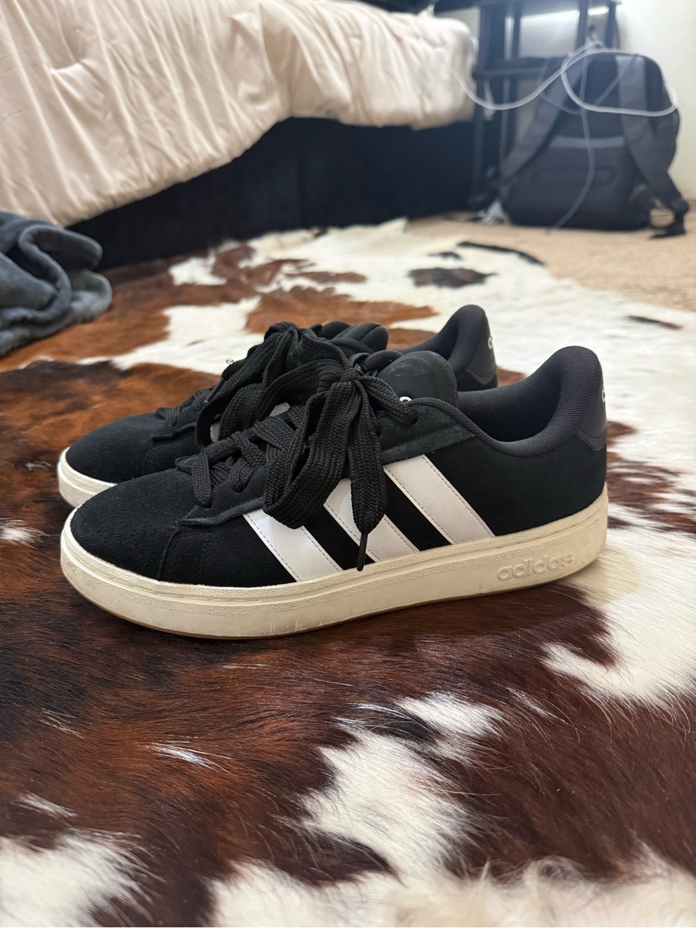 adidas Black & White Low-Top Sneakers